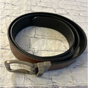 DICKIES GENUINE LEATHER MADE IN INDIA MENS REVERSIBLE BRN/BLACK BELT SIZE 50-52